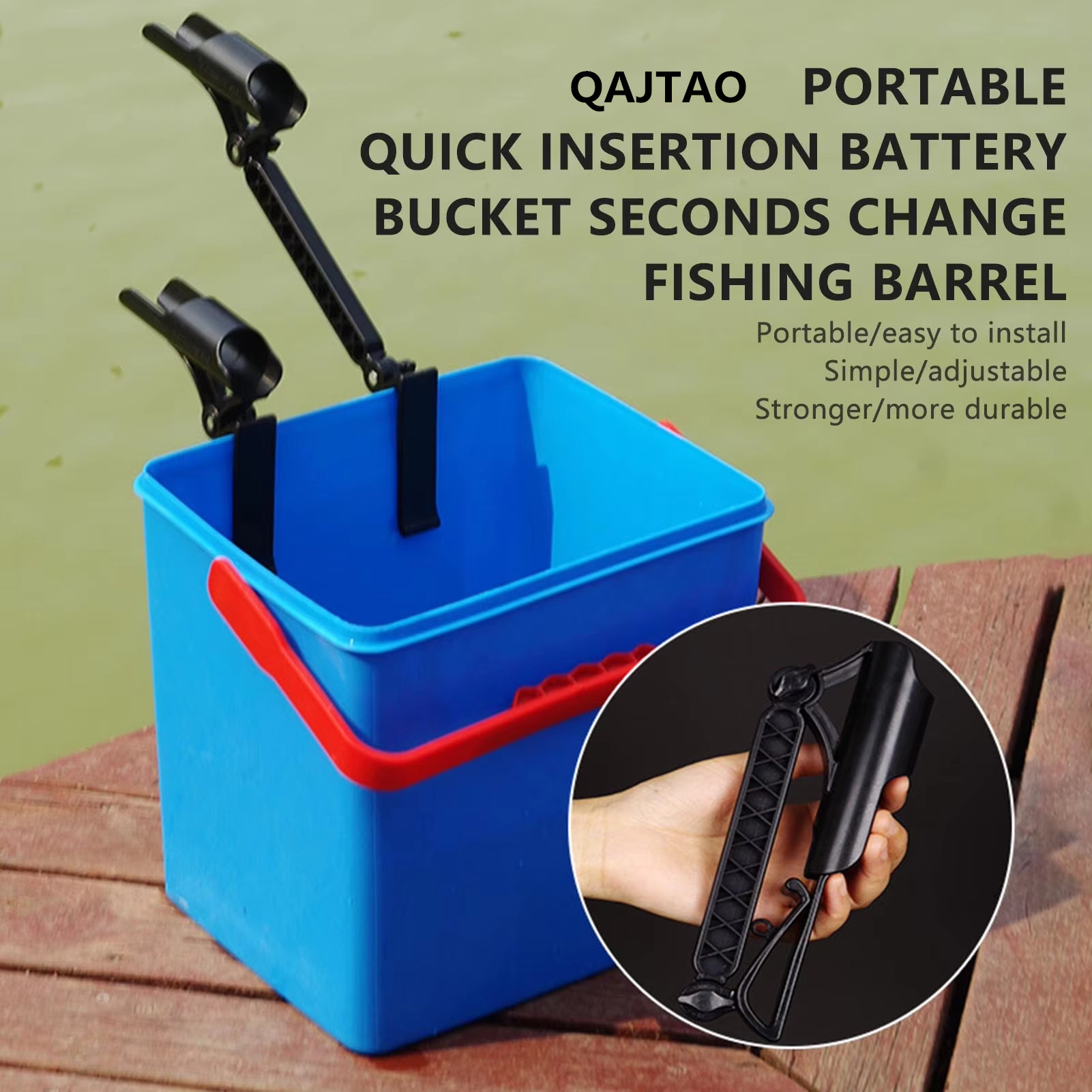 Suporte para vara de pesca QAJ - Fishing Rod Rack avaliação e preço