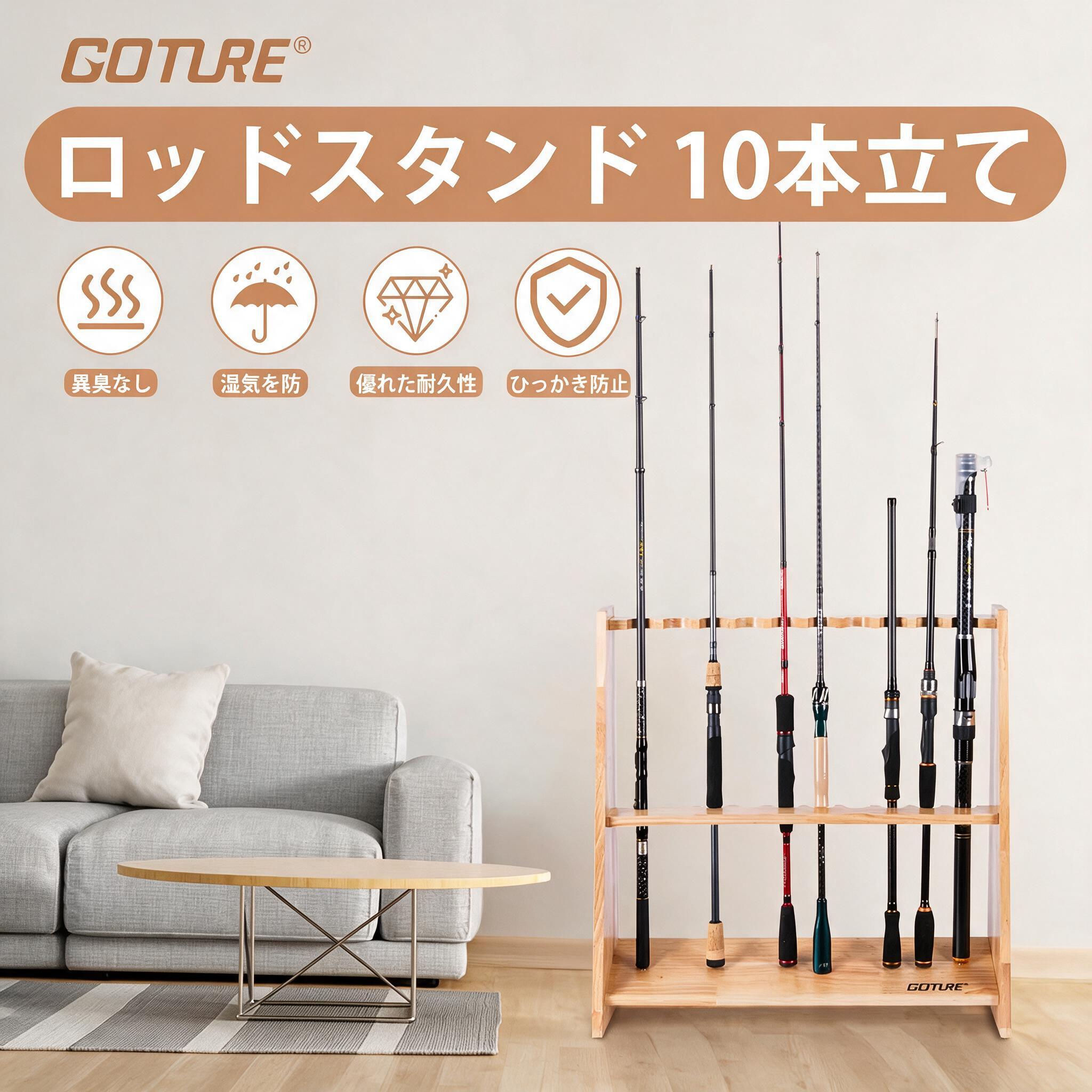 Suportes de Madeira para Varas - Fishing Rod Rack avaliação e preço