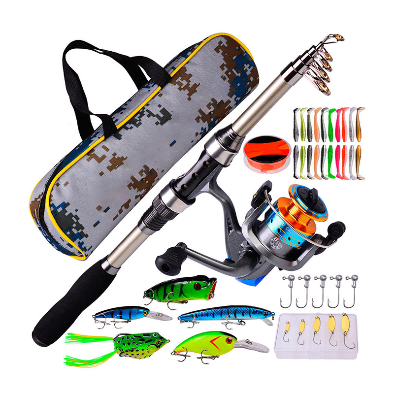 Conjunto de Vara e Carretilha  - Fishing Rod Telescopic avaliação e preço