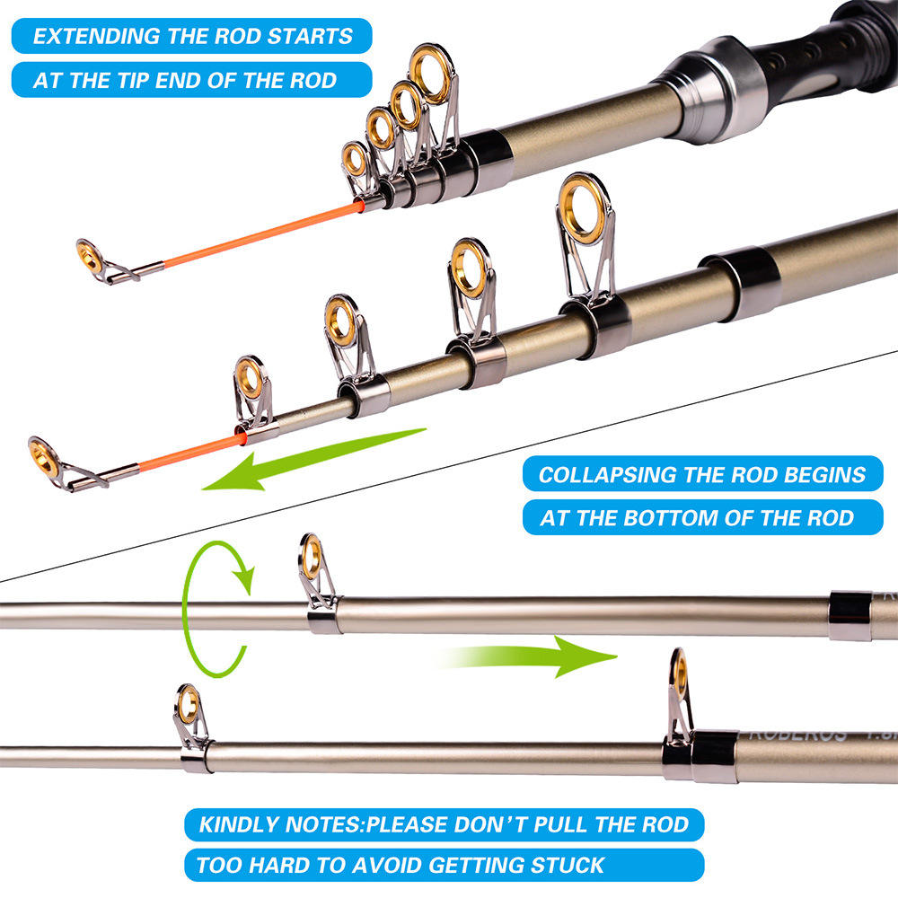 Conjunto de Vara e Carretilha  - Fishing Rod Telescopic avaliação e preço