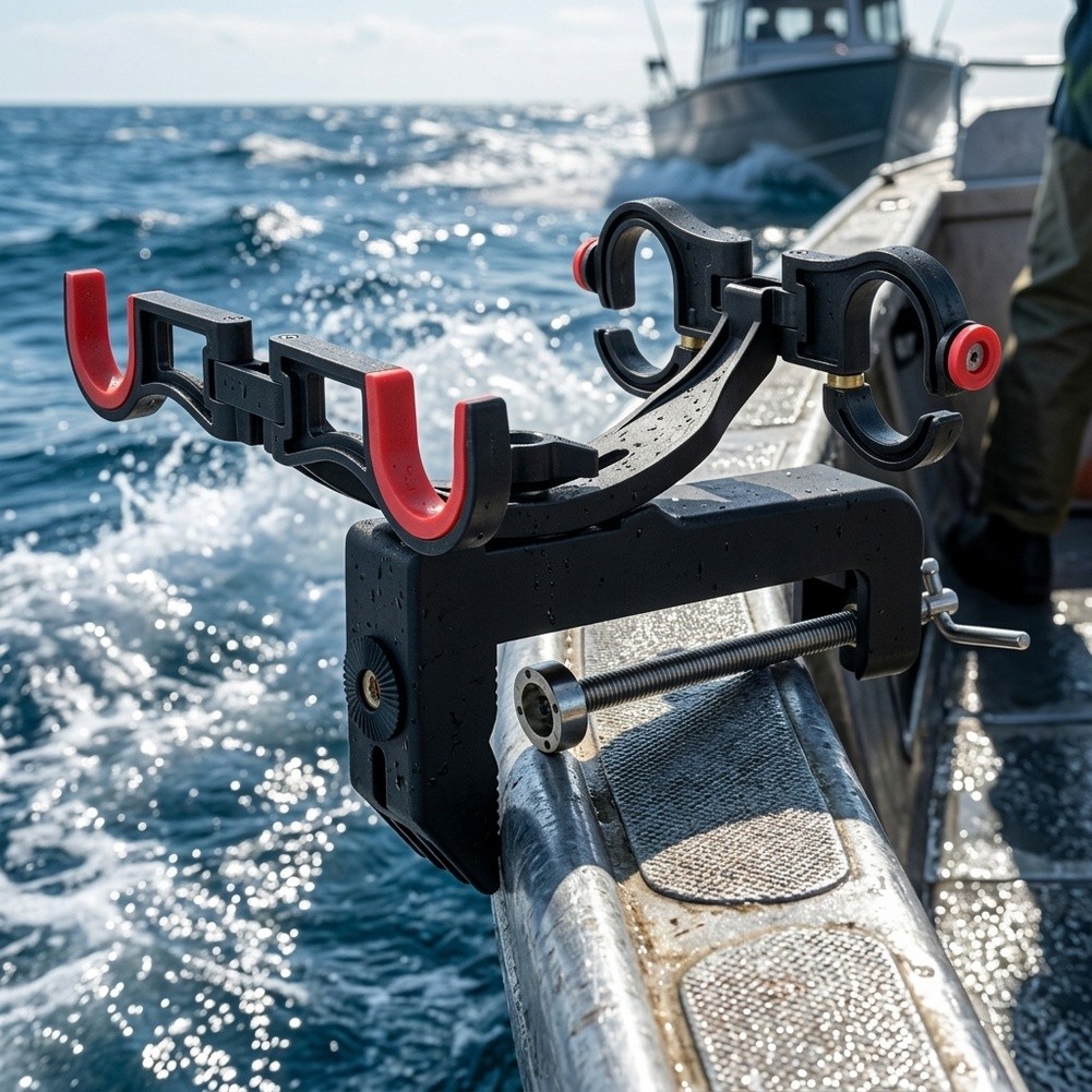 Suporte de Vara de Pesca Dupla - Fishing Rod Boat avaliação e preço