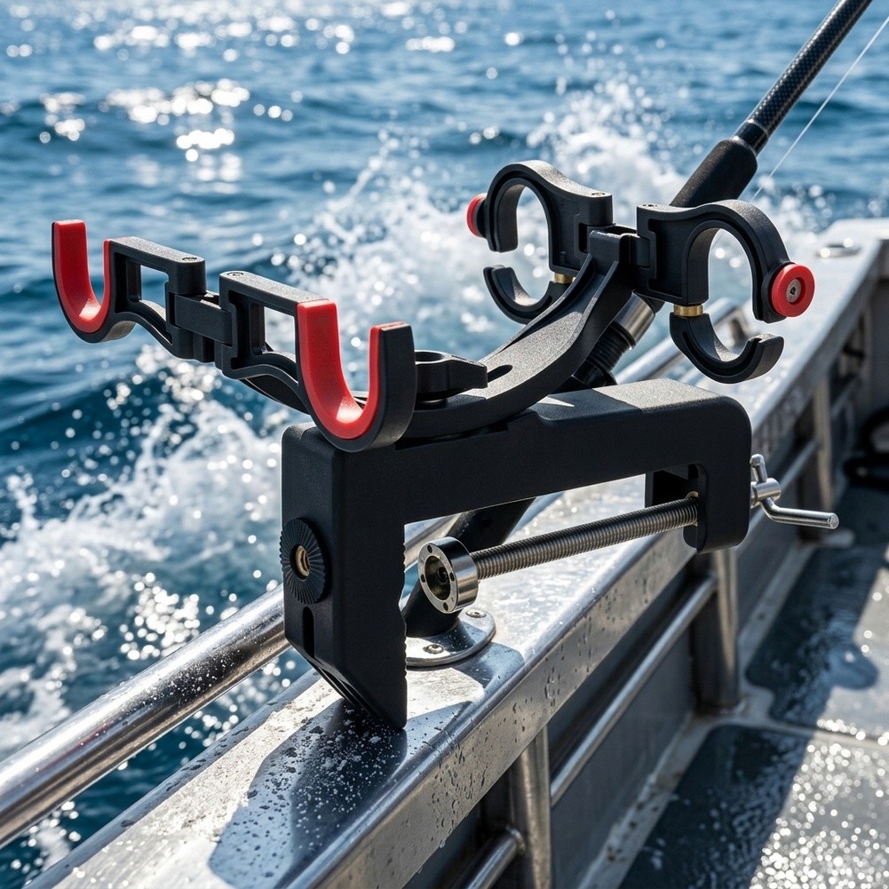 Suporte de Vara de Pesca Dupla - Fishing Rod Boat avaliação e preço