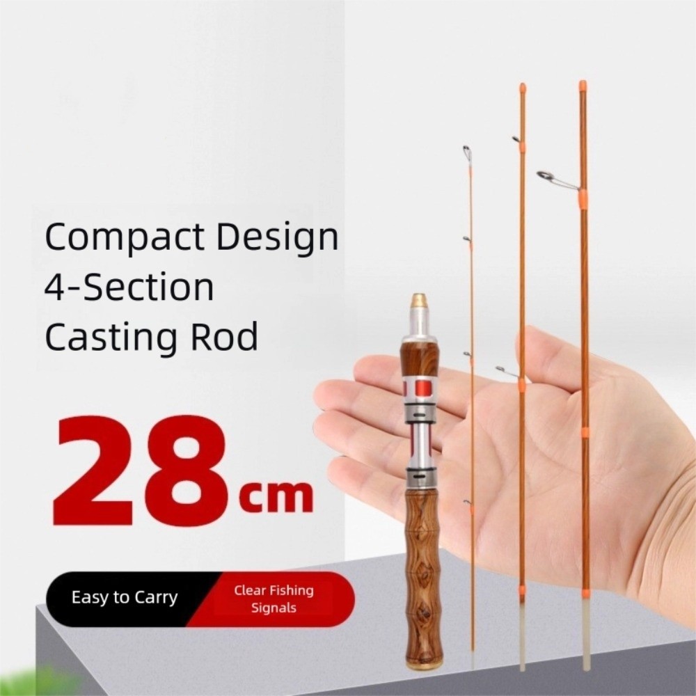 Vara de Pesca de 4 Seções, Pot - Fishing Rod Carbon Fiber avaliação e preço