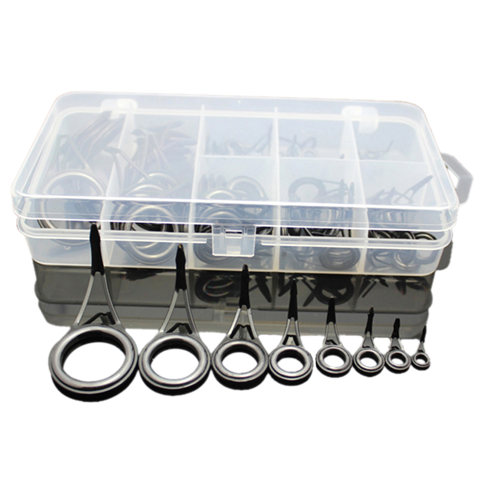 75 pçs vários tamanhos guia de - Fishing Rod Building Kit avaliação e preço
