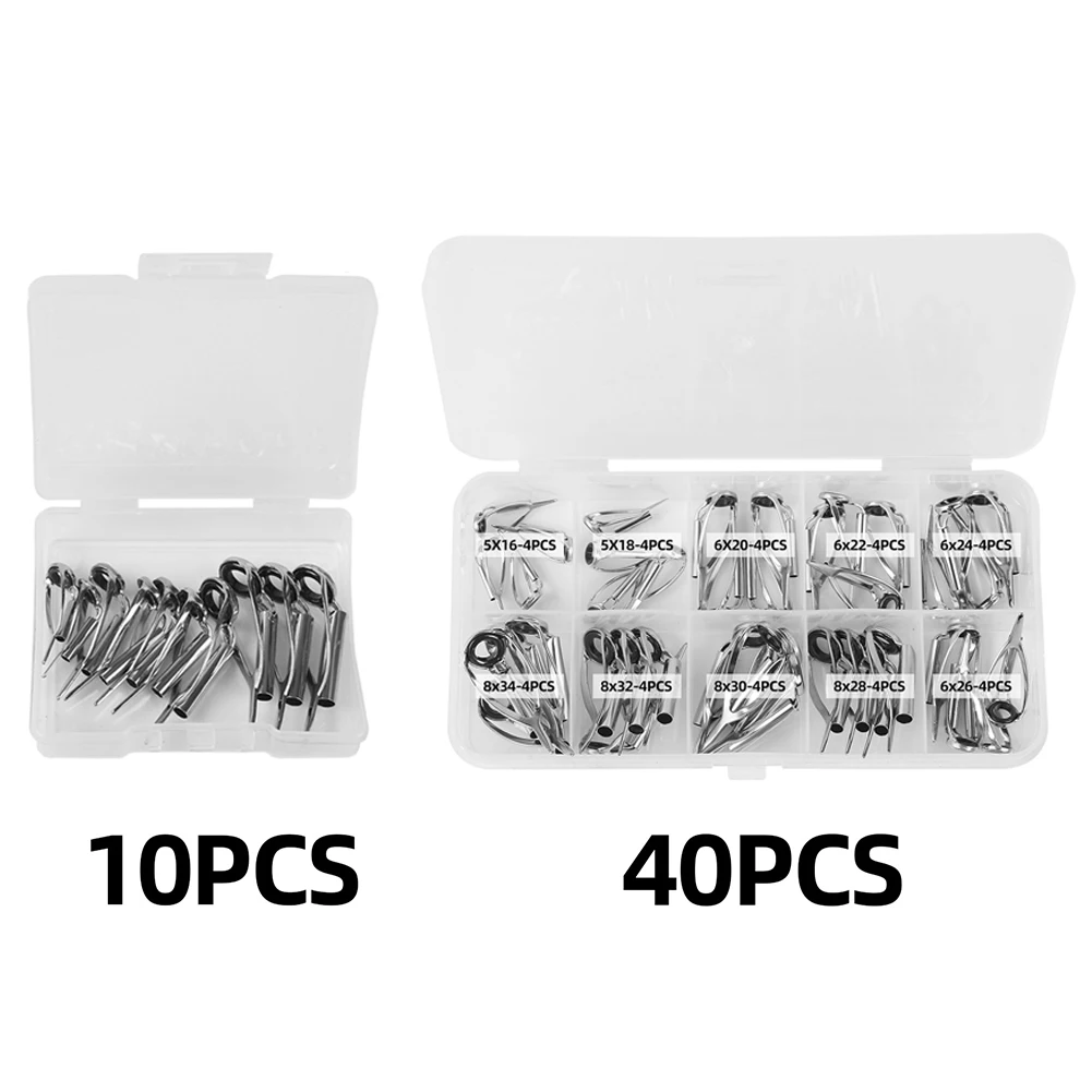 10/40 peças Kit de Reparação d - Fishing Rod Guide Replacement avaliação e preço