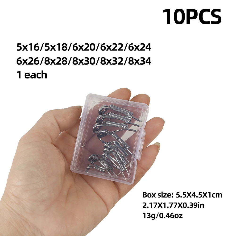 10/40 peças Kit de Reparação d - Fishing Rod Guide Replacement avaliação e preço